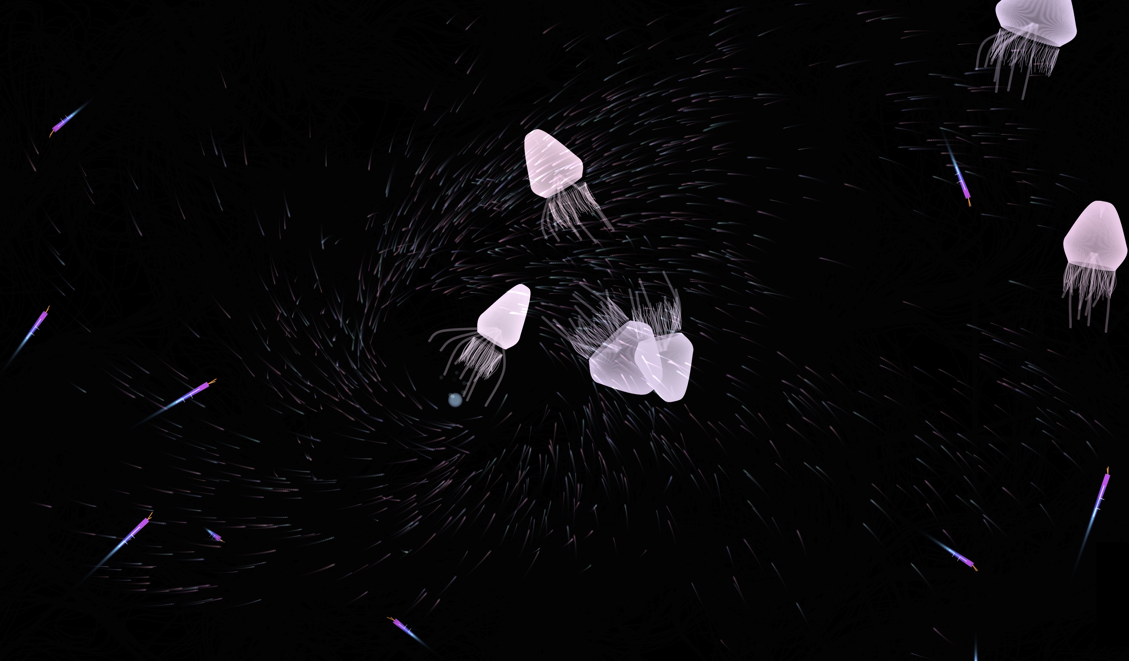 Aquatic Resonate - generative underwater particles