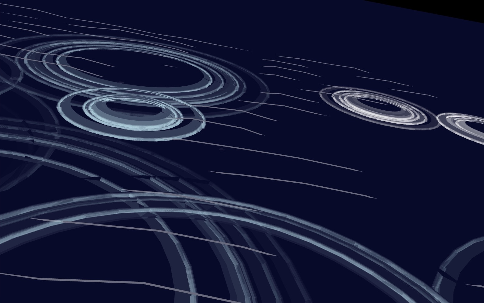 Ripple interference patterns
