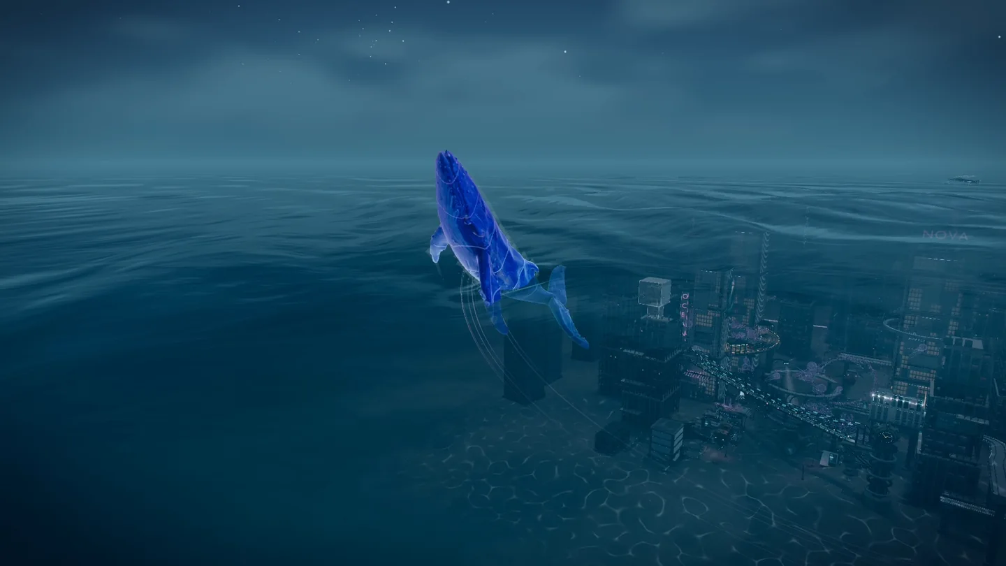 11 / The breach: a real event in the scene’s animation sequence.
