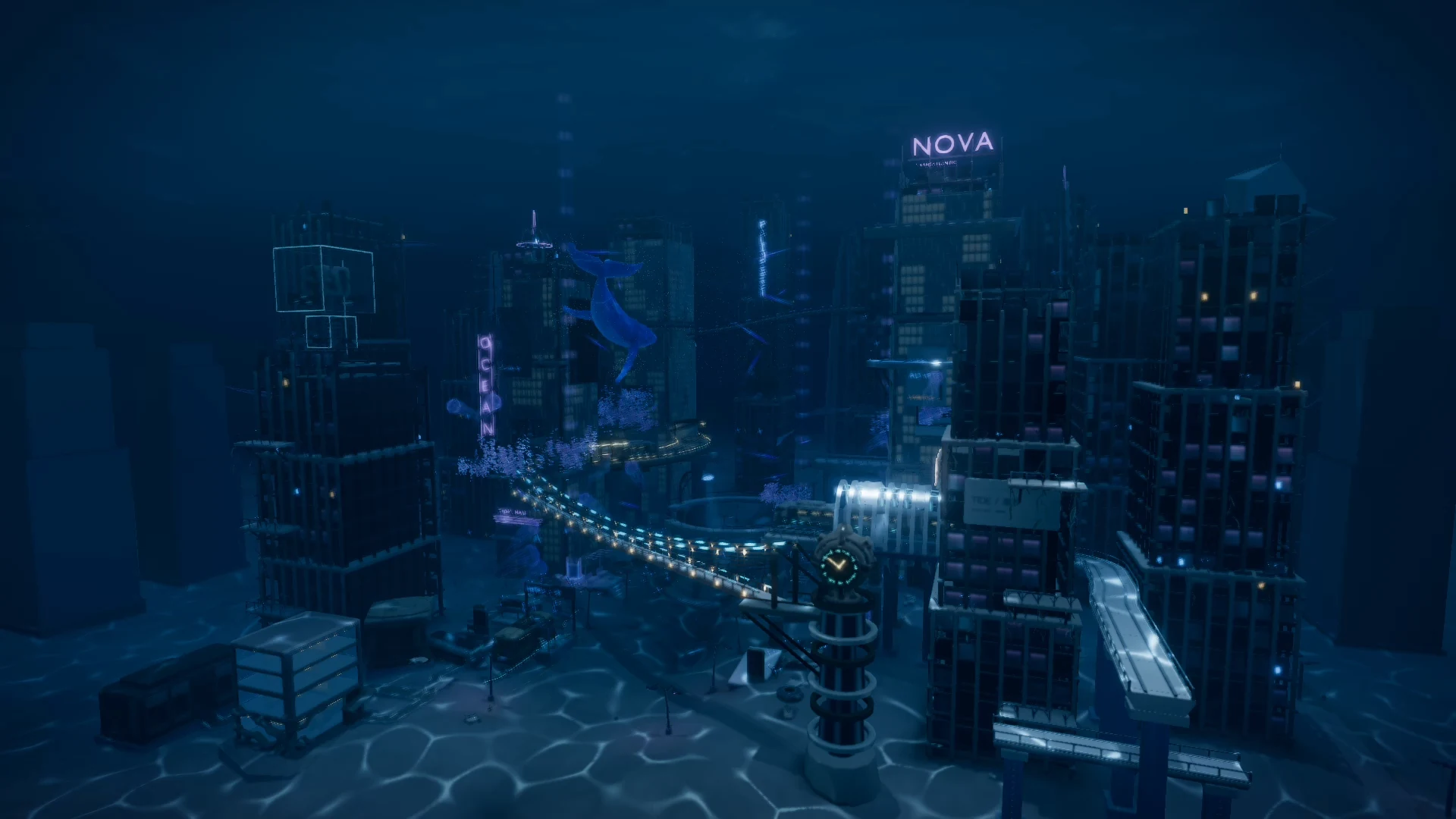 The v35 city panorama, before the cover typography was added.